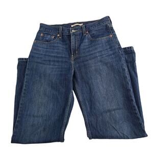Levi's low pro straight jeans size 28 blue denim womens 6846